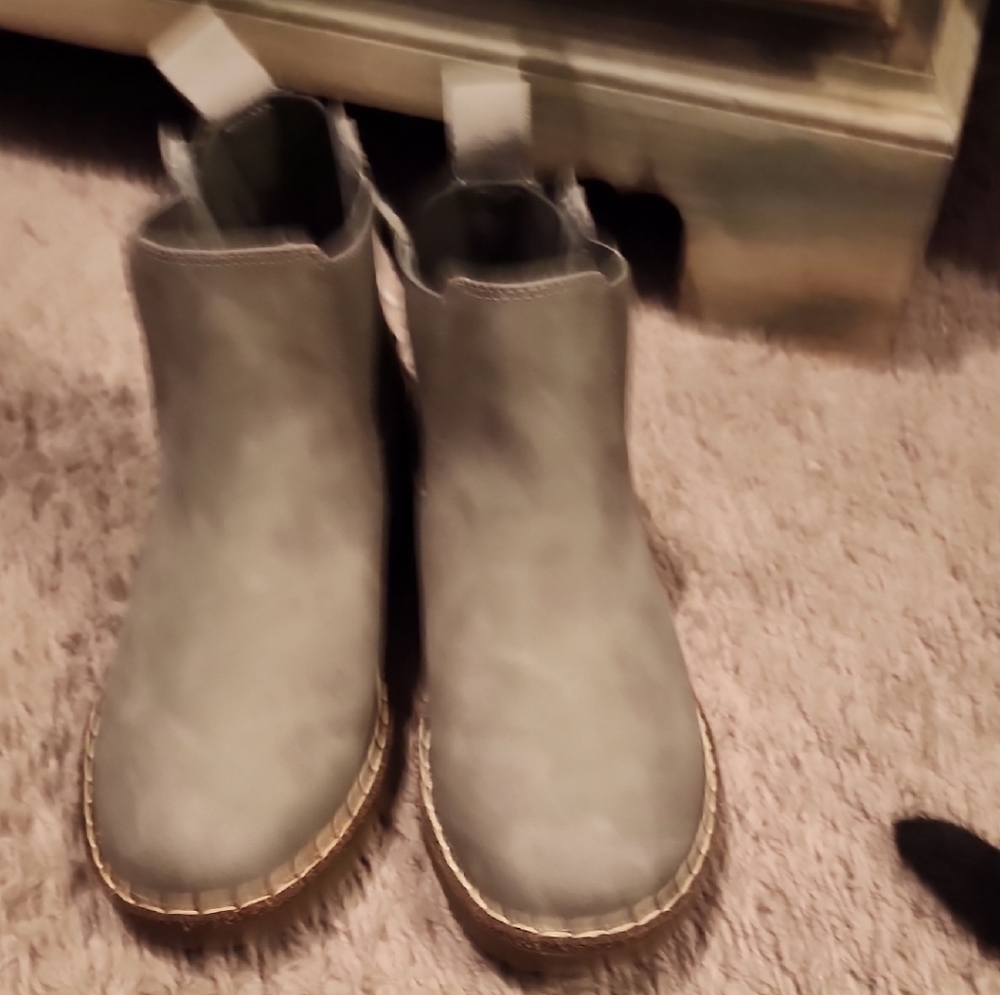 Blowfish Gray Ankle Boots